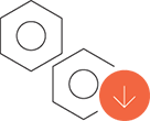 30% Average reduction in product consumption